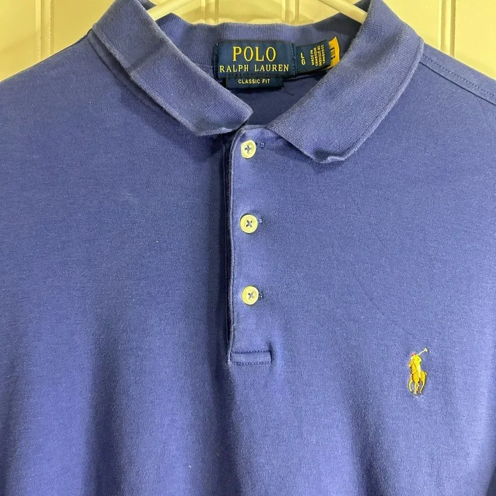 Polo by Ralph Lauren Blue Polo Shirt Classic Style